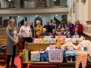 CWL members held a baby shower for the clients of the Lindsay Pregnancy Centre at their Annual General Meeting on March 1 st